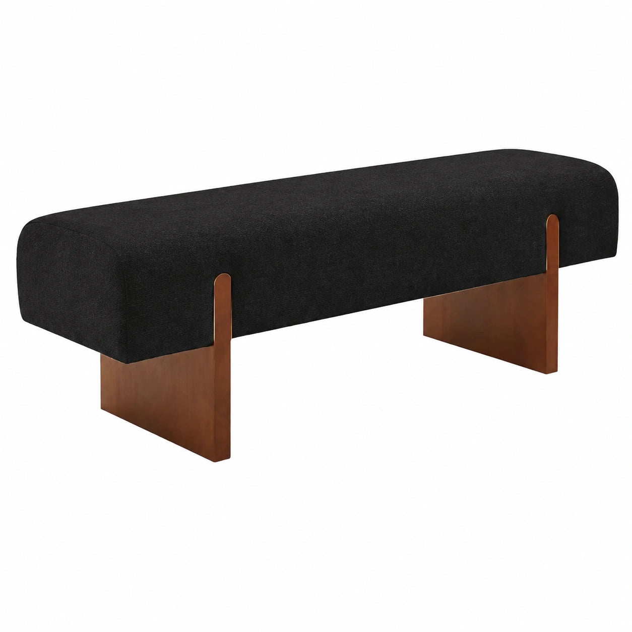 Holzgefertigte Polsterbank für Schlafzimmer, multifunktionaler Esszimmerstuhl und Schuhbank, elegantes Möbelstück