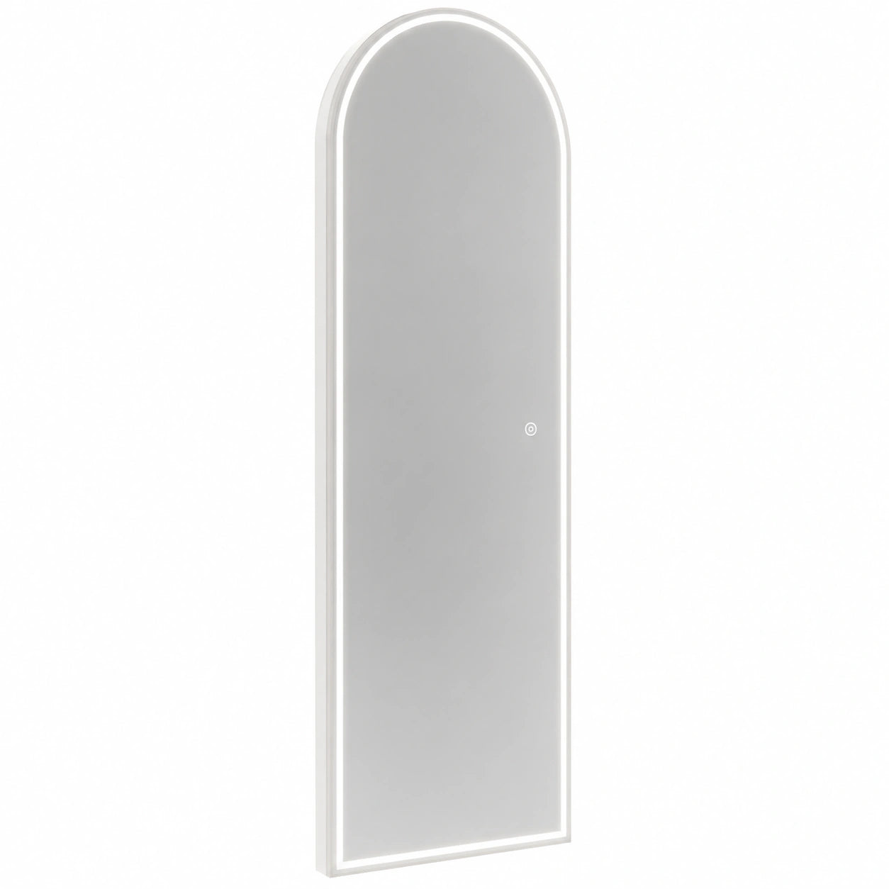 Großer LED-Spiegel mit dimmbarer Beleuchtung, 3 Lichtfarben, Touch-Bedienung, 50x150cm