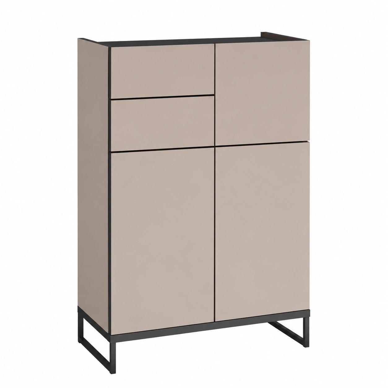 Hochschrank Venezia Kaschmir 60 cm für Badezimmer