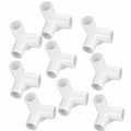 TOYANDONA Set aus 10 Eckverbindern, 25mm Kunststoff, 3-Wege Design für Schrankbau, schützt Böden im Ankleidezimmer