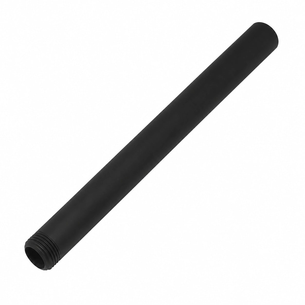 Industrielles Kleiderstangen-Set 70 cm aus Temperguss in Schwarz, 3/4 Zoll, DIY Fitting für Möbelbau