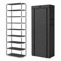 LANTUS Faltbarer Kleiderschrank für Schlafzimmer und Ankleidezimmer, 60x30x160 cm