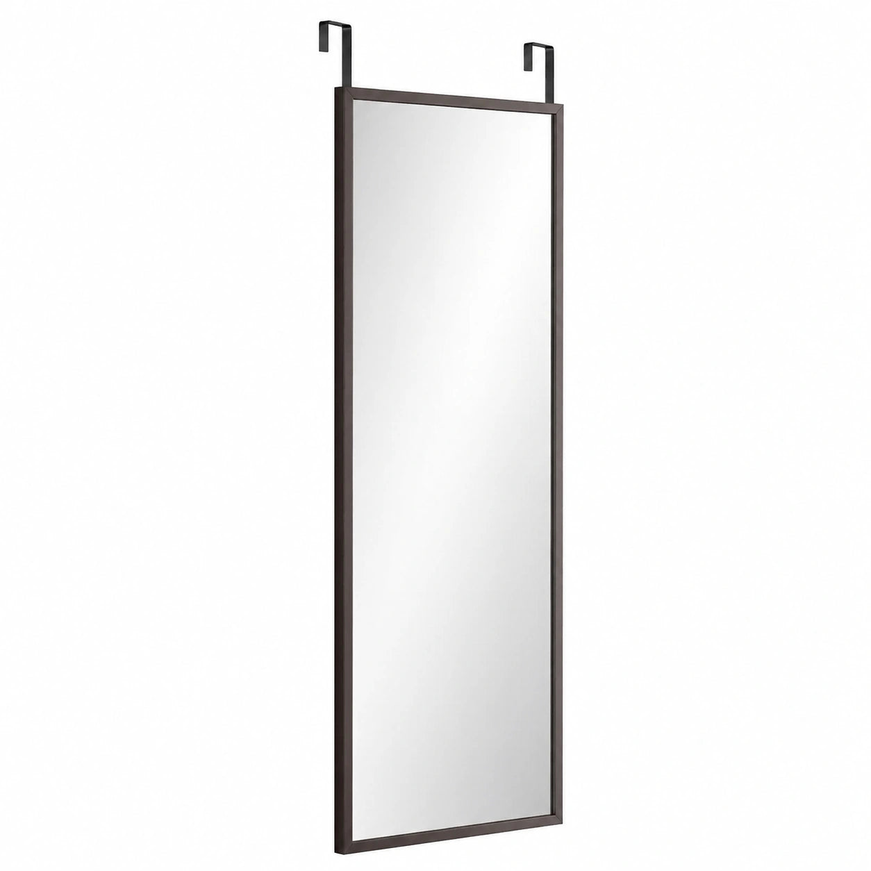 Verstellbarer LIFEZEAL Ganzkörperspiegel mit Metallrahmen, 108 x 37 cm Türspiegel, ideal für Schlafzimmer, Bad und Wohnzimmer