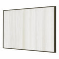 70x100cm Rechteckiger Wandspiegel mit schwarzem Metallrahmen für Badezimmer und Schlafzimmer