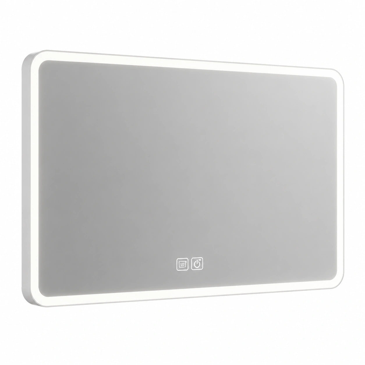 Moderner LED-Beleuchteter Badspiegel 52x75cm, Dimmbare Farboptionen, Anti-Beschlag