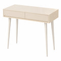 Eleganter Schminktisch mit LED-Beleuchtung und Hocker für Schlafzimmer