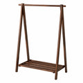 Massivholz-Kleiderständer mit Hutablage - Klappbar und belastbar bis 80 kg - Ideal für Flur und Wohnzimmer, in 60/80/100/120 cm